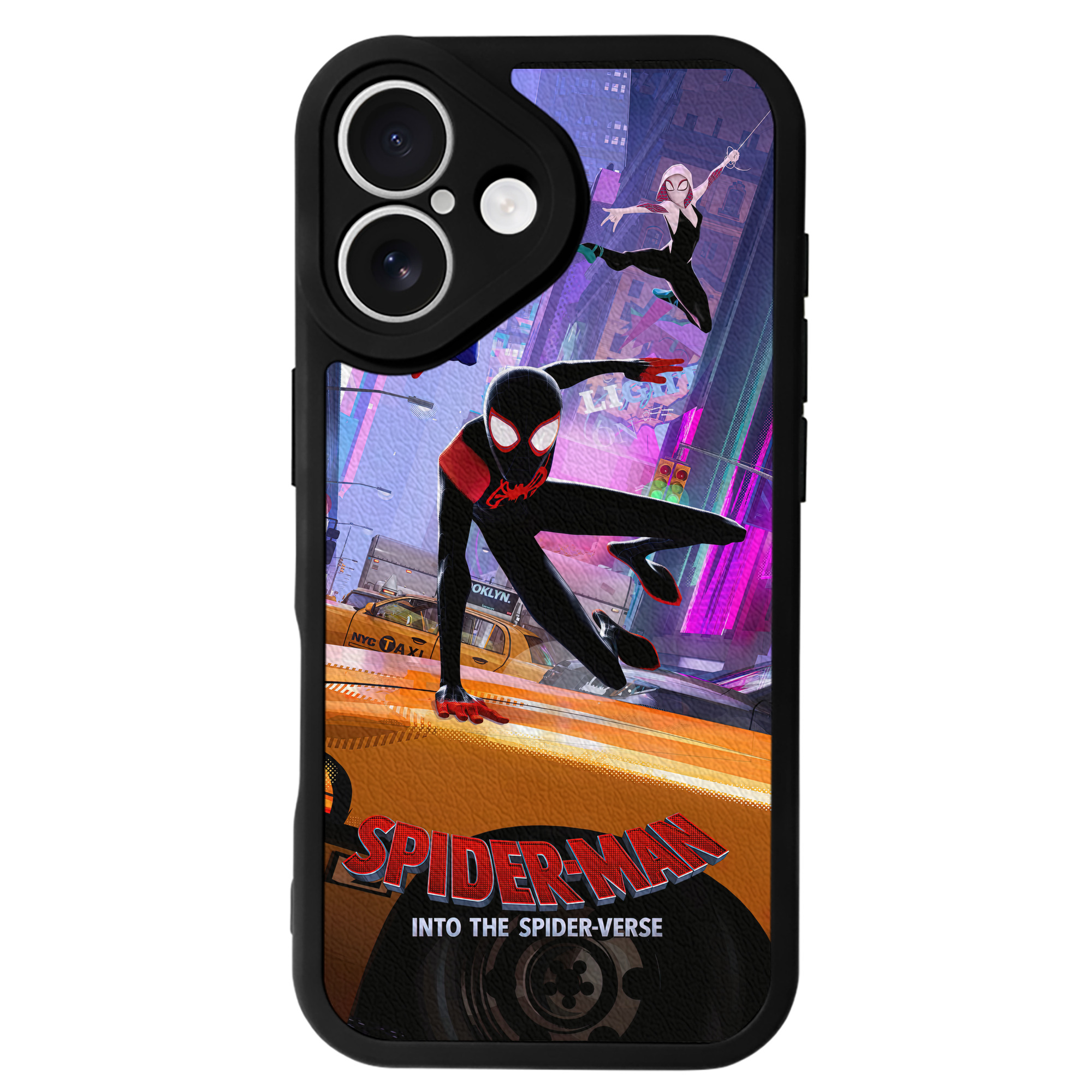 Spider Man スパイダーマン 【iPhone 16シリーズ対応】シリコンスマホケース（レザー調） 材質：シリコン